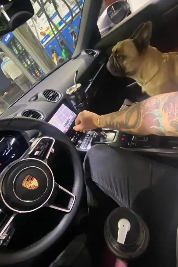 Pérez Algaba llevaba a su perrito a todos lados