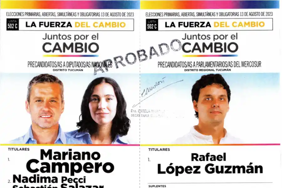 JUNTOS POR EL CAMBIO / FOTO TOMADA DE ELECTORAL.GOB.AR