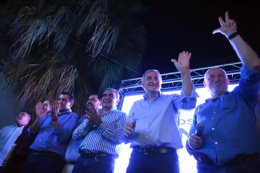 EN LA UCR. Germán Alfaro acompañó a Gerardo Morales en la sede radical. Foto de LA GACETA / Por Diego Aráoz