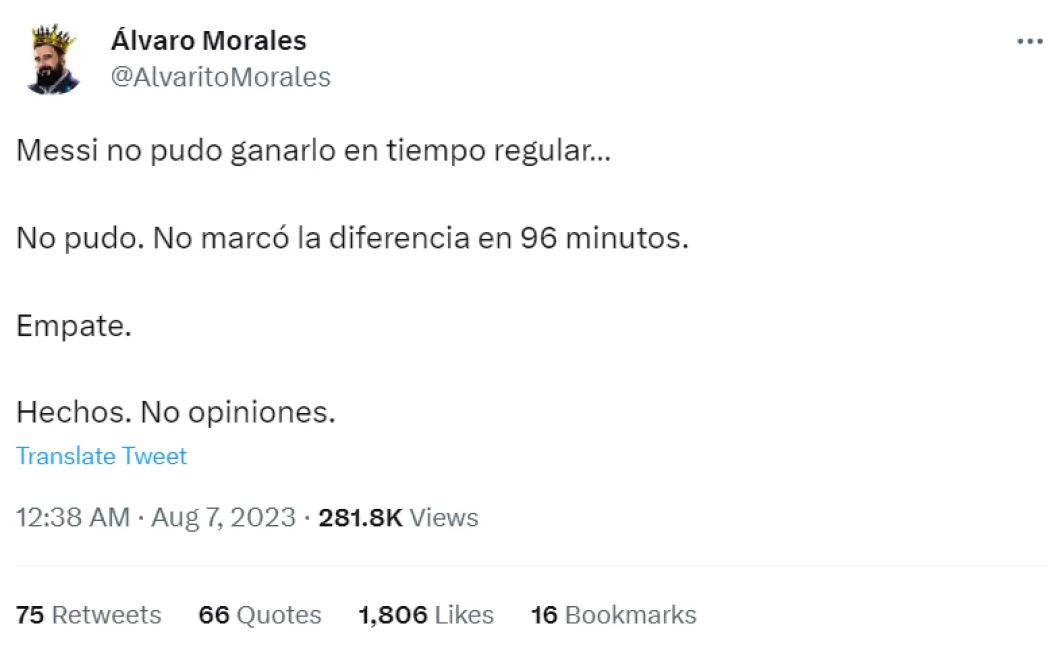 El periodista “anti-Messi” vuelve a atacar: pretendió burlarse de Messi y quedó en ridículo