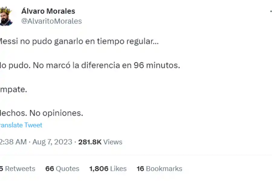 El periodista “anti-Messi” vuelve a atacar: pretendió burlarse de Messi y quedó en ridículo