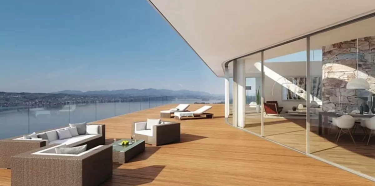 La casa de Roger Federer tiene vista al lago Zrurich