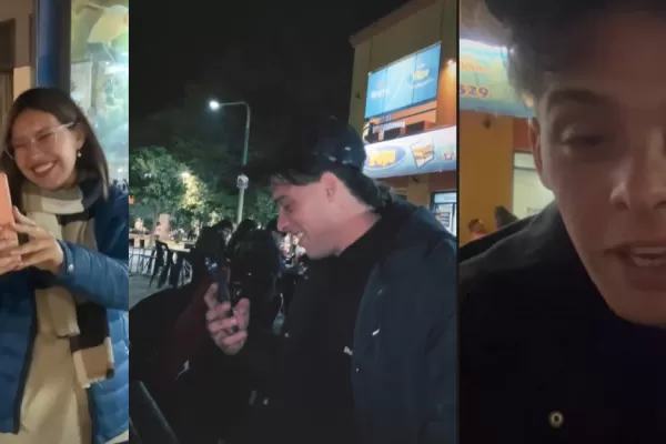Santi Maratea en Tucumán: se sacó fotos con fans, comió un famoso sánguche de milanesa y visitó la Casa Histórica