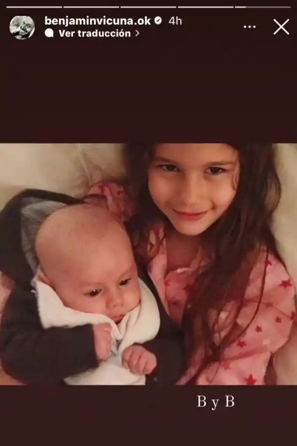 La foto con la que Benjamín Vicuña recordó a Blanca.