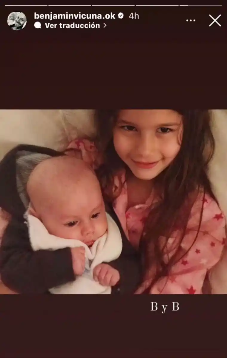 La foto con la que Benjamín Vicuña recordó a Blanca.