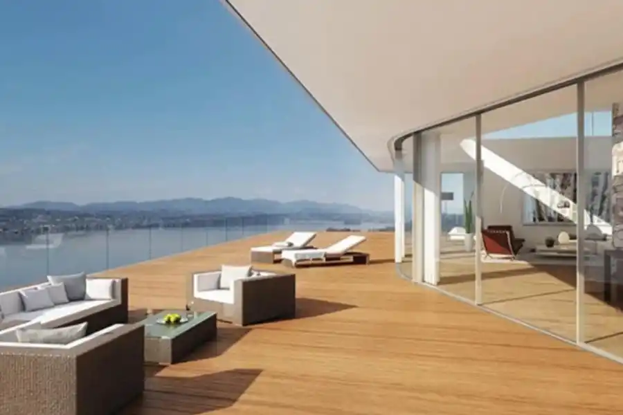 La casa de Roger Federer tiene vista al lago Zrurich