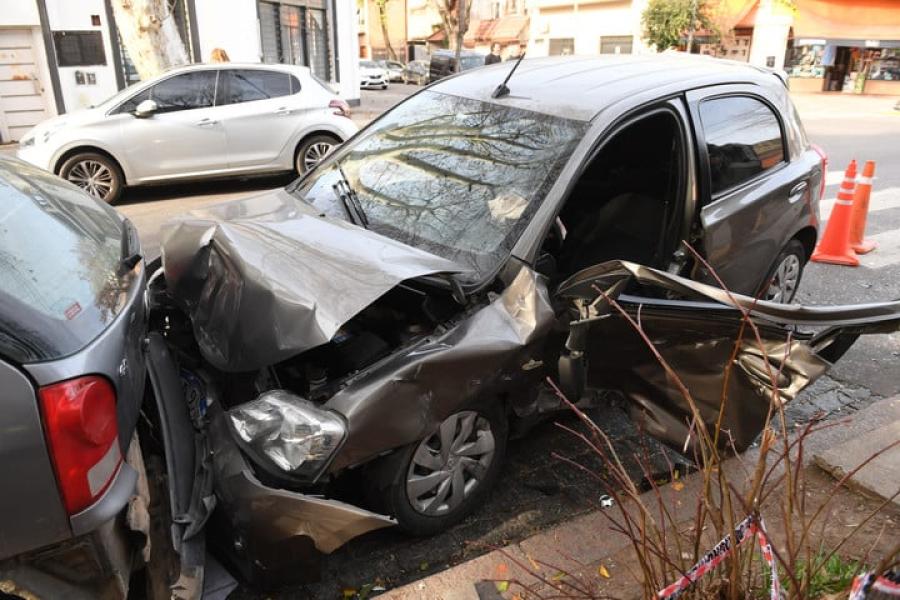 Kaleb Di Masi protagonizó dos accidentes e intentó escapar en un barrio de Buenos Aires. (Foto Télam)