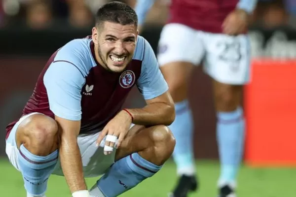 Emiliano Buendía se rompió los ligamentos y se perdería toda la temporada con Aston Villa