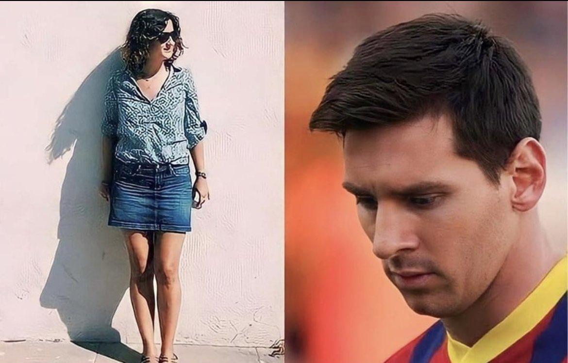 ¿Lionel Messi en la sombra de una extraña mujer? Mirá la imagen que se viralizó en las redes