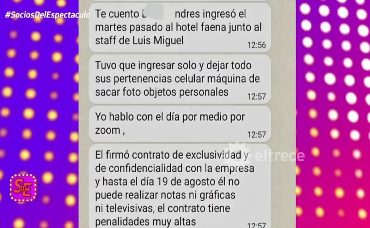 Luis Miguel en Argentina: revelan detalles inéditos del contrato que firmó su doble