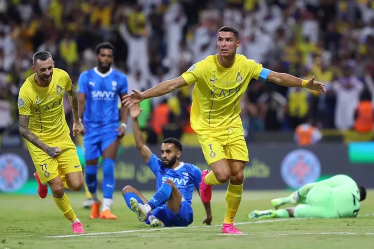 Cristiano Ronaldo metió un doblete y se coronó campeón en Arabia Saudita