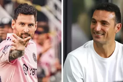 Lionel Scaloni habló con la mamá de Lionel Messi en la previa al partido del Inter Miami