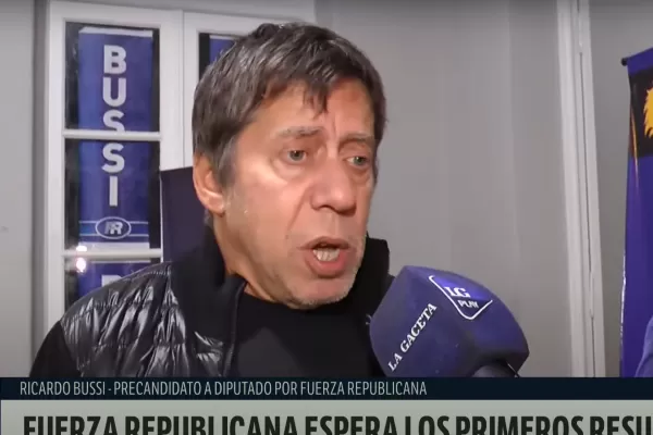 Ricardo Bussi sostuvo que Javier Milei hizo una gran elección en Tucumán