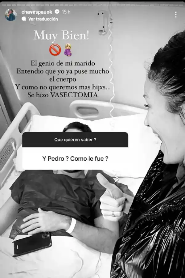 Paula Chaves dio a conocer que Pedro Alfonso se hizo una vasectomía