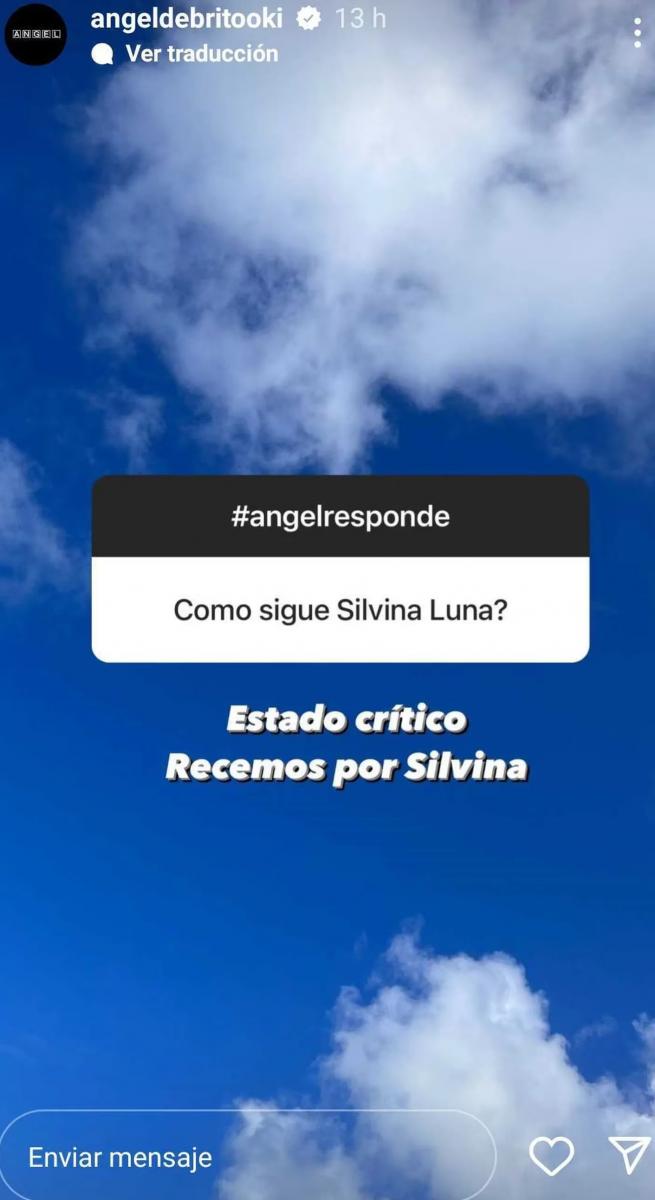 El preocupante posteo de Ángel De Brito sobre la salud de Silvina Luna
