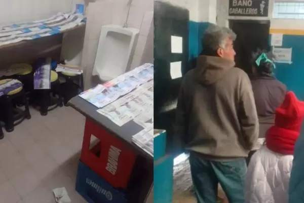 Fue a votar y se encontró con una particularidad: el cuarto oscuro era un baño