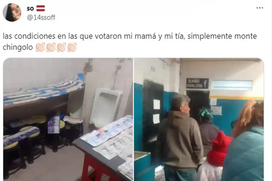 Fue a votar y se encontró con una particularidad: el cuarto oscuro era un baño