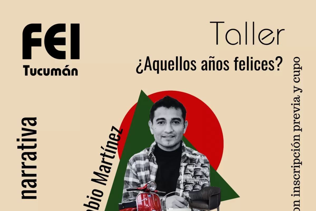Fabio Martínez brindará un taller de narrativa en Tucumán