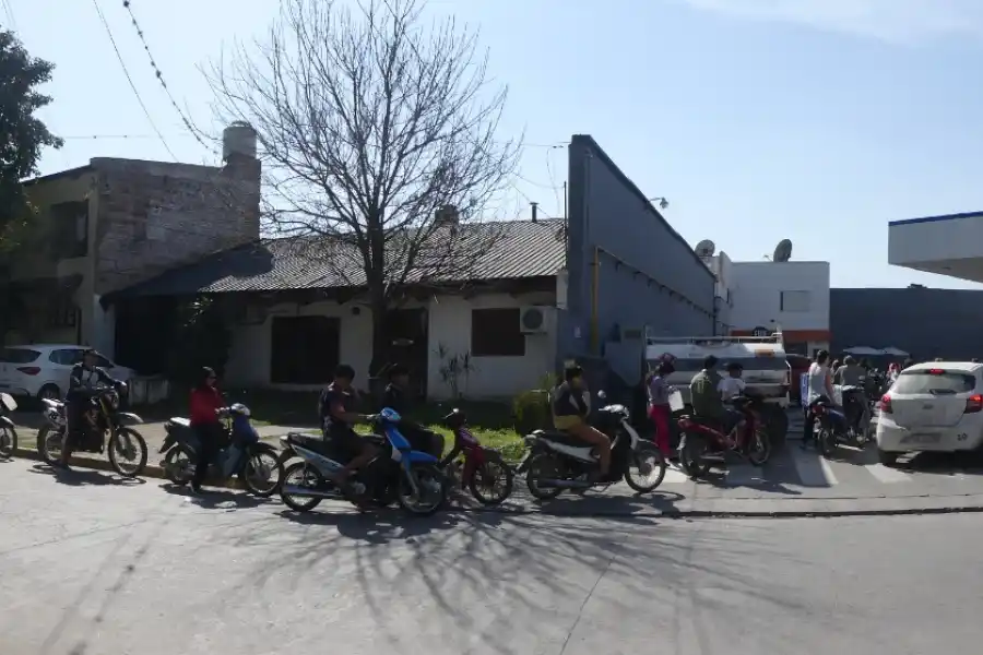 EN EL SUR TAMBIÉN. Las larguísimas filas se repitieron en Concepción.