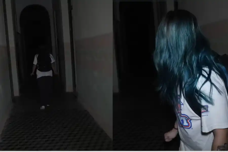 Expedición fantasma: el terrorífico recorrido de una youtuber por un hotel embrujado