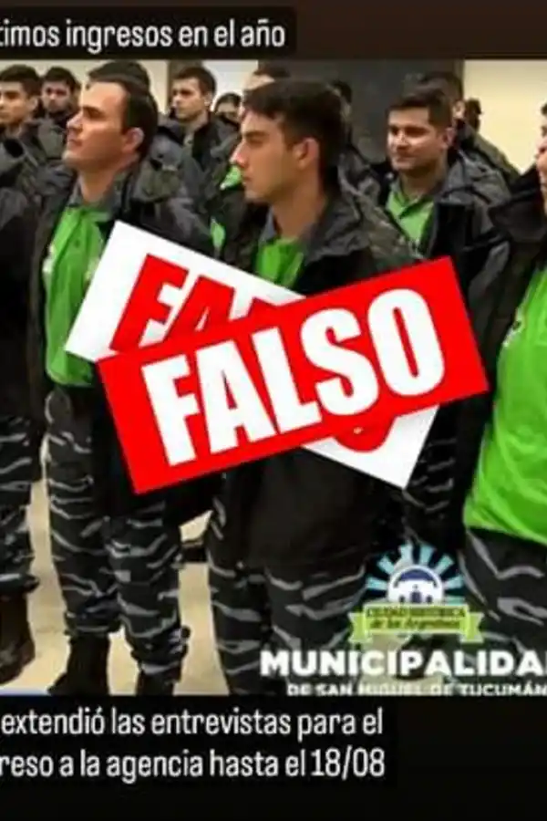 Fake news: el municipio capitalino salió a desmentir una foto que se hizo viral