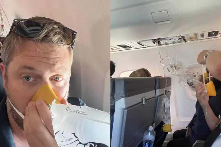 Terror en un vuelo: un avión cayó casi 6.000 metros en seis minutos y los pasajeros casi pierden la cabeza