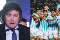 Los particulares comentarios de Javier Milei sobre un partido de Atlético Tucumán
