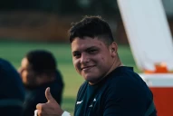 Los Pumas ya trabajan con todo en Portugal