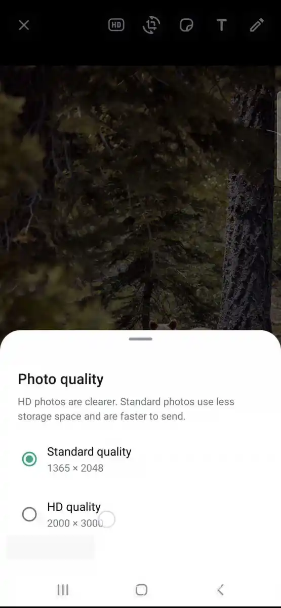 Así se verá la nueva opción para Calidad HD