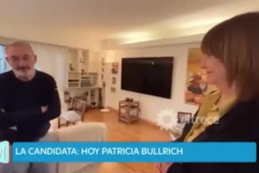 Patricia Bullrich y su pareja Guillermo Yanco.