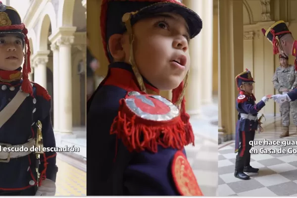 El pequeño granadero cumplió su sueño y lo invitaron a homenajear al general San Martín