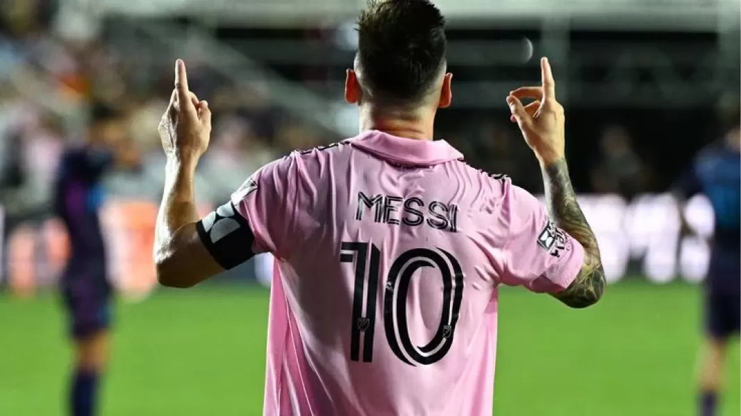 La particular decisión de Messi durante el festejo de los jugadores del Inter Miami