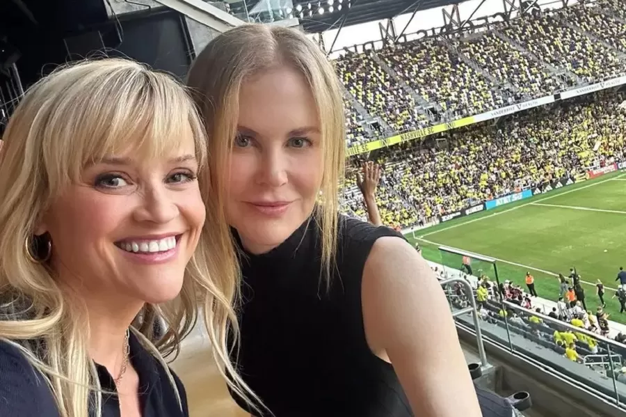Nicole Kidman y Reese Witherspoon fueron a ver el partido de Lionel Messi y se sacaron una selfie
