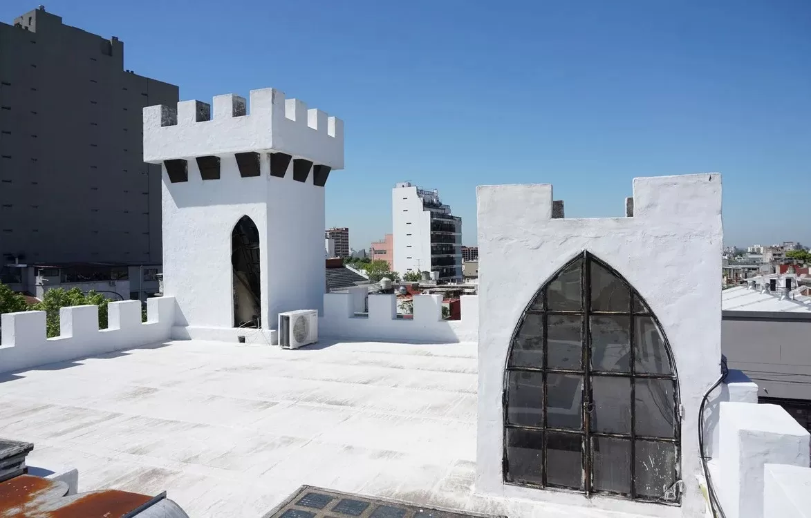 La vista desde la terraza del castillo de Sandro