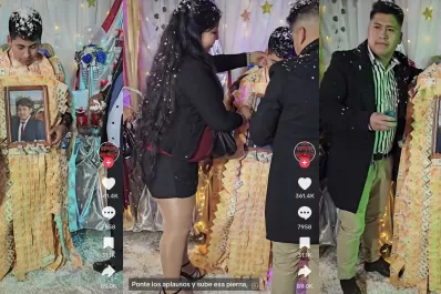 Se vistió con $450.000: cumplió 18 años y le hicieron un traje de billetes