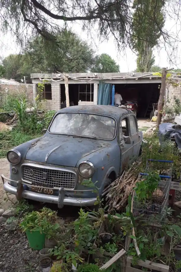 Rescató un auto abandonado de Catamarca para reutilizarlo y abrir una heladería en San Javier