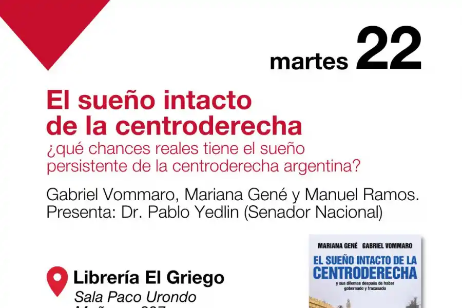 Reseña del libro El sueño intacto de la Centroderecha