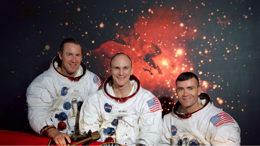Los tripulantes del Apolo 13 