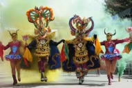 Celebración de la colectividad boliviana en Tucumán