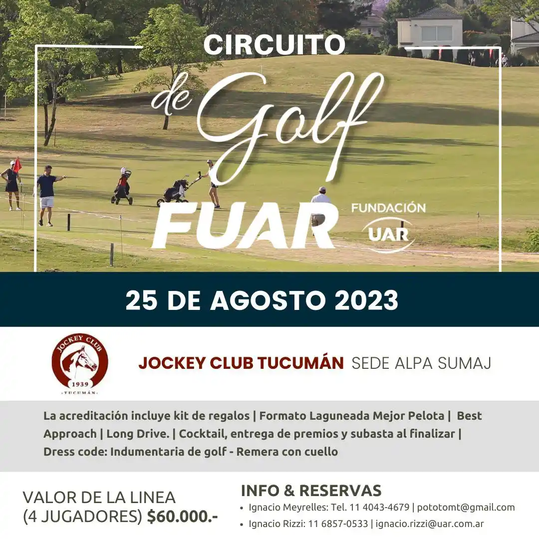 Vuelve el clásico torneo solidario de golf FUAR