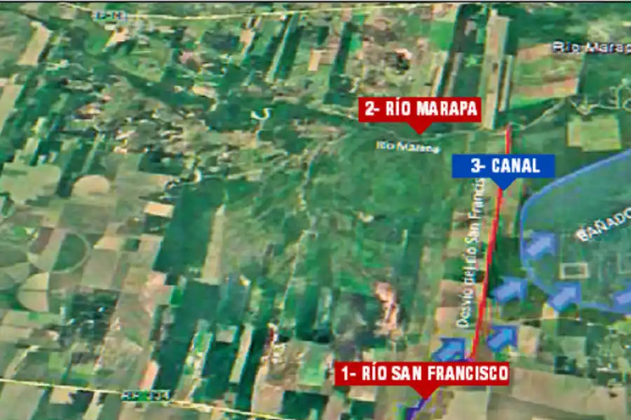 Vecinos de La Madrid irán a la Justicia si no les dan una solución ante las crecientes