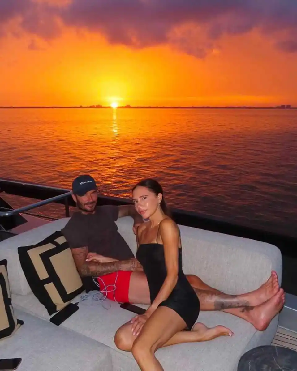 El atardecer del que disfrutó la familia