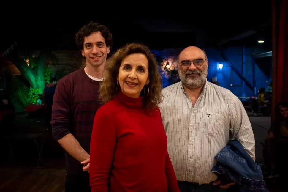 LOS JURADOS. Guillermo Katz, Jacqueline Minatti y Fabio Ariel Ladetto. 