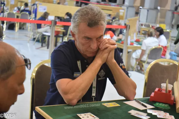 Macri ya se encuentra disputando el Mundial de Bridge
