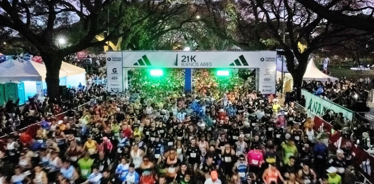 Cerca de 23.000 personas participaron del medio maratón en la Ciudad de Buenos Aires