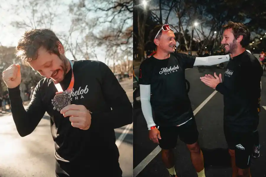 Benjamín Vicuña compartió sus fotos en el recorrido