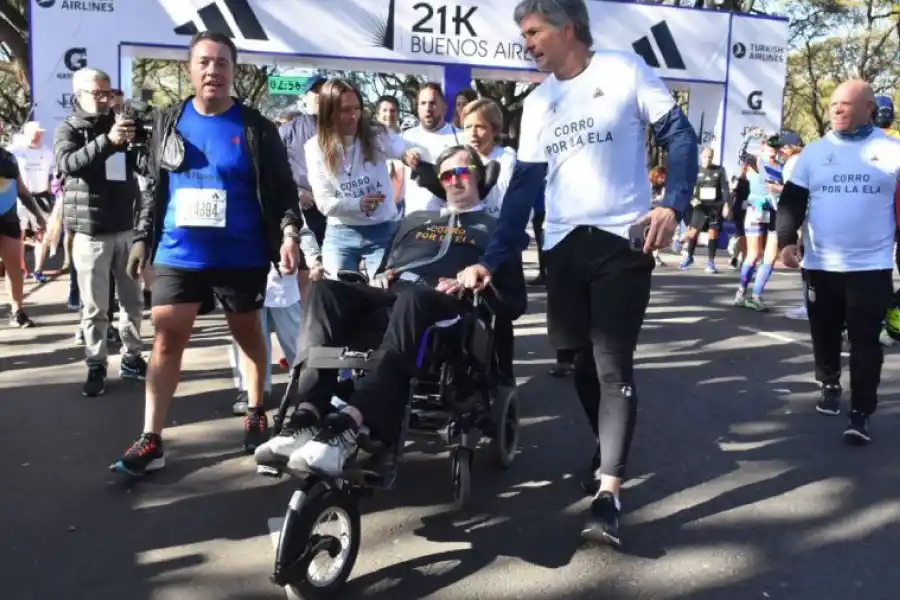 Esteban Bullrich corrió por la ELA