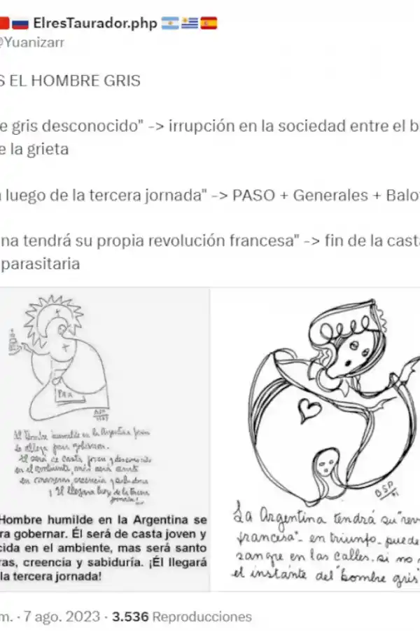 Las predicciones de Parravicini sobre el futuro de la Argentina.