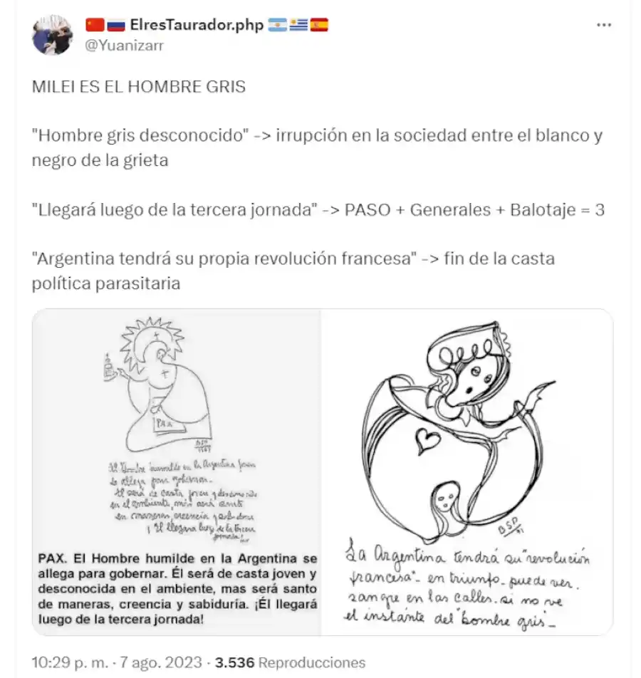 Las predicciones de Parravicini sobre el futuro de la Argentina.