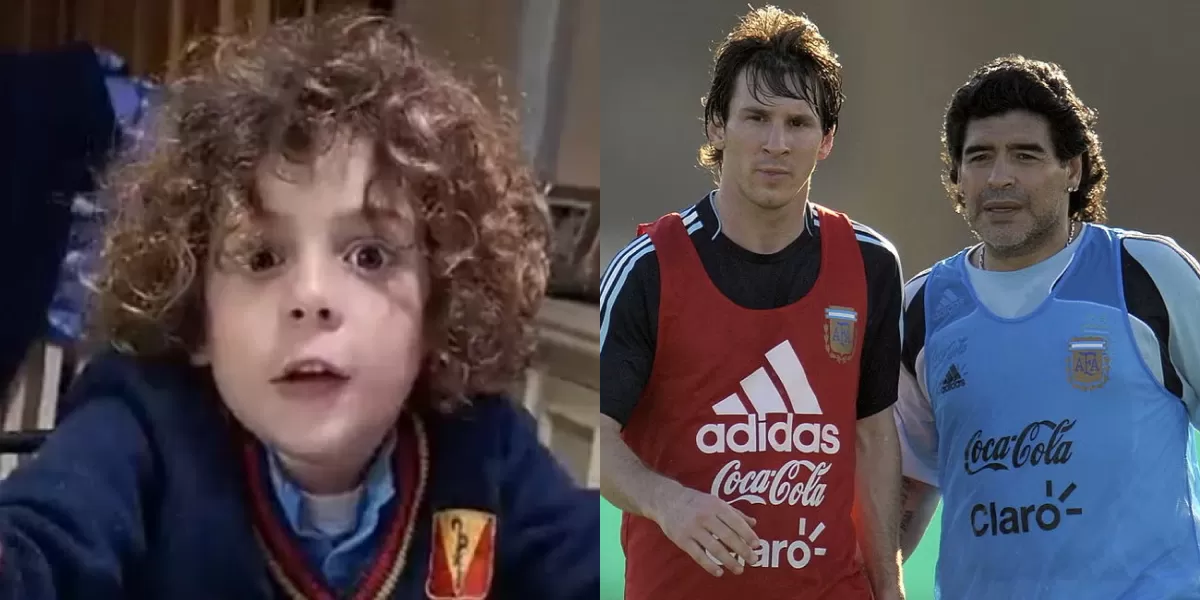 Un niño tuvo que elegir entre Lionel Messi y Diego Maradona: ¿cuál fue el insólito motivo que lo hizo decidir?
